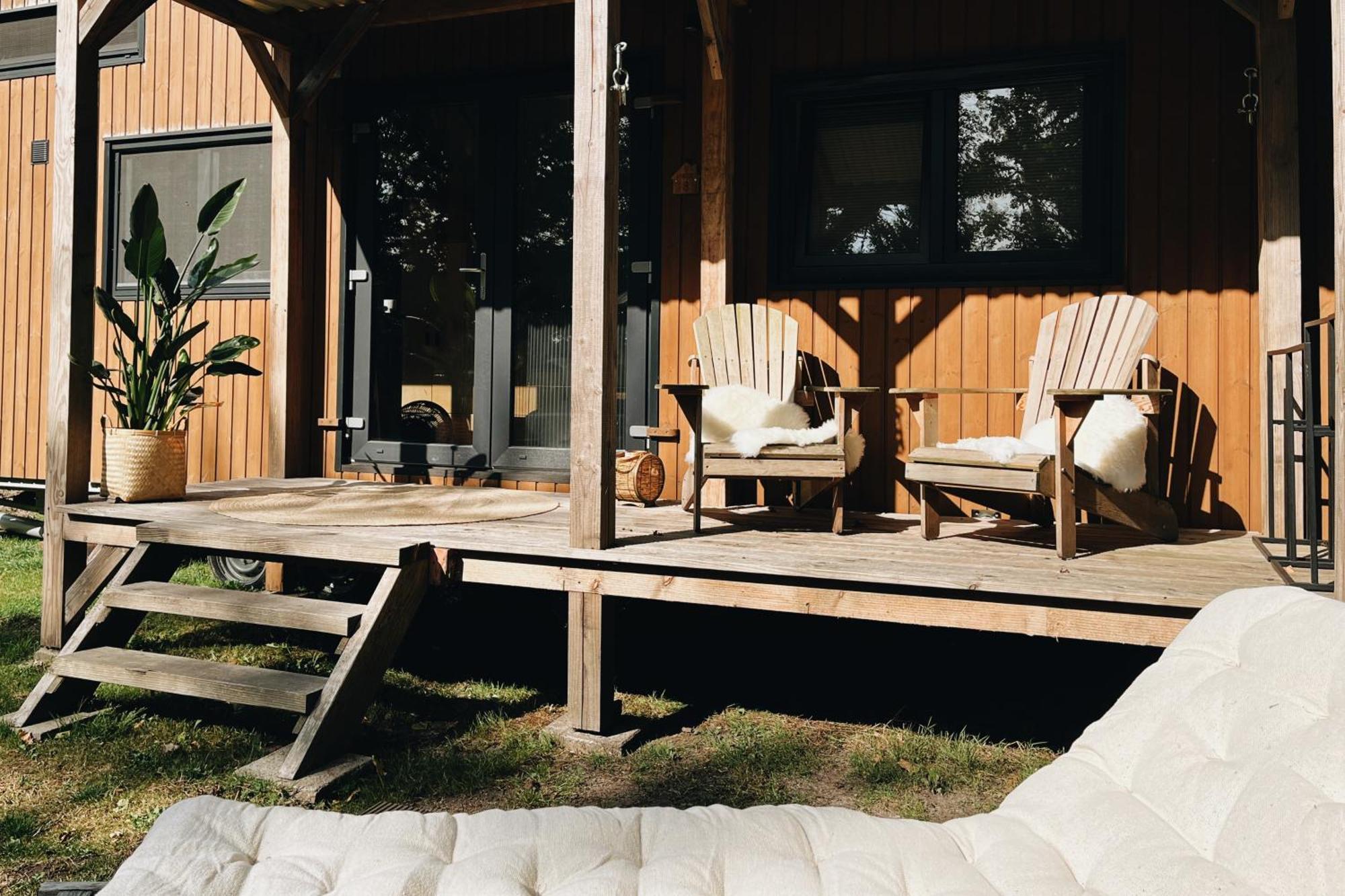 Tiny House Op Boutique Camping Whanau Rutten Exterior foto